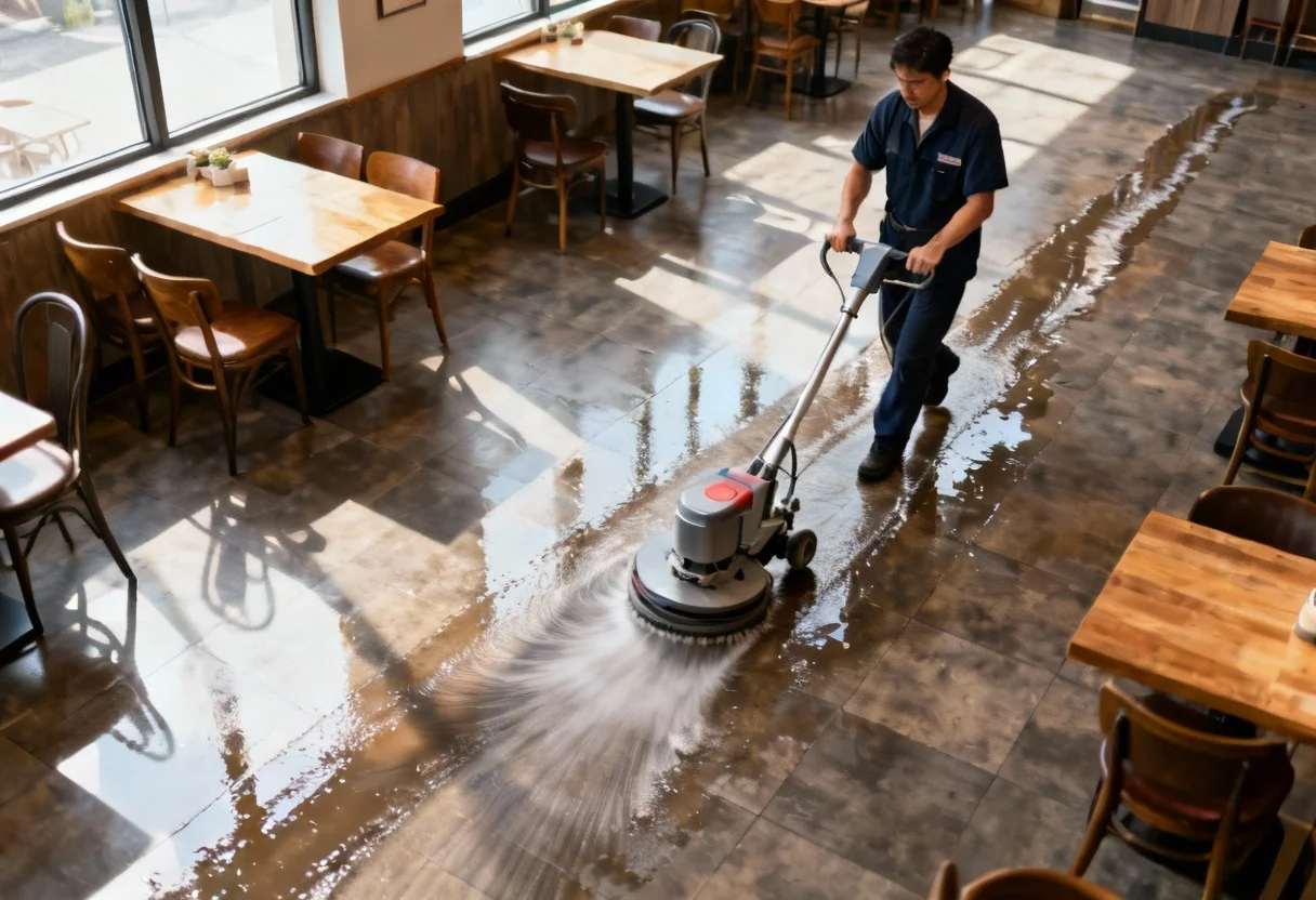 Floor cleaning and maintenance service